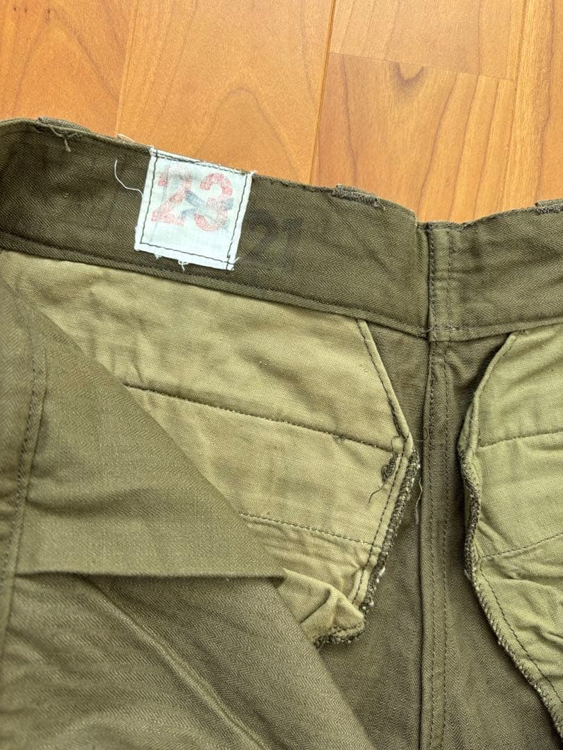 希少 実物 超美品 フランス軍 M-47 カーゴパンツ 後期型