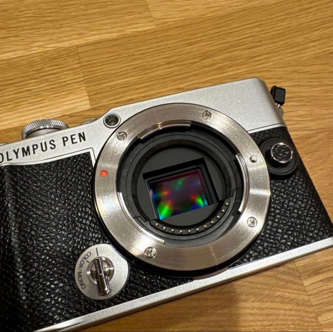 新品未使用 OLYMPUS PEN E-P7 EZ ダブルズームキット シルバー