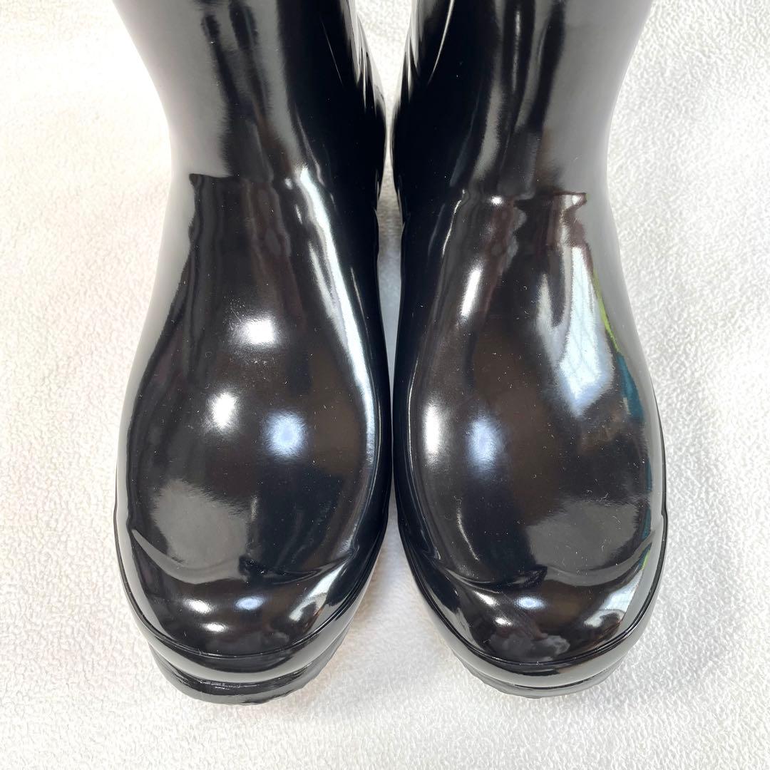 極美品✨ハンター グロス トールブーツ グラデーション ロング 艶あり 長靴