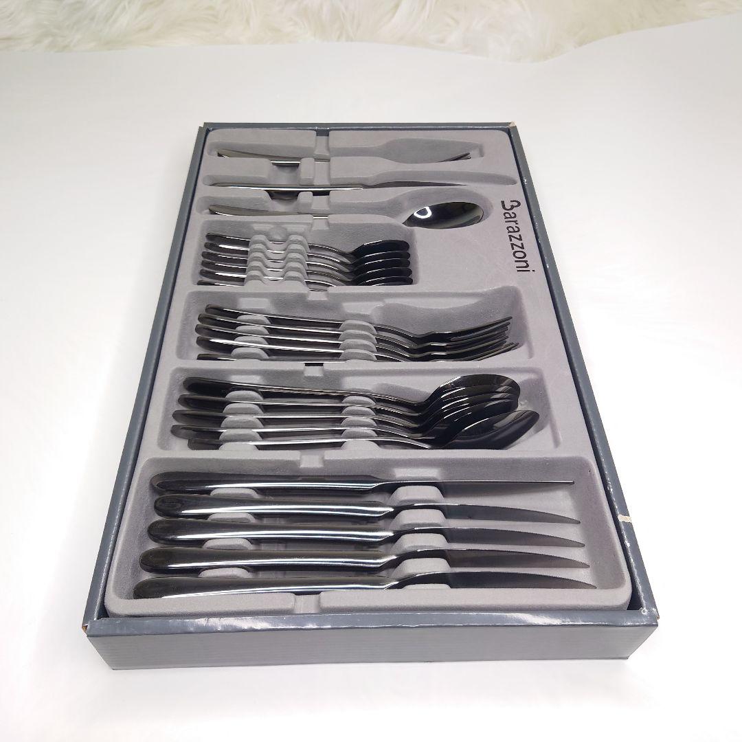 【新品未使用】バラゾーニ カトラリーセット 24P　チタンシャイン
