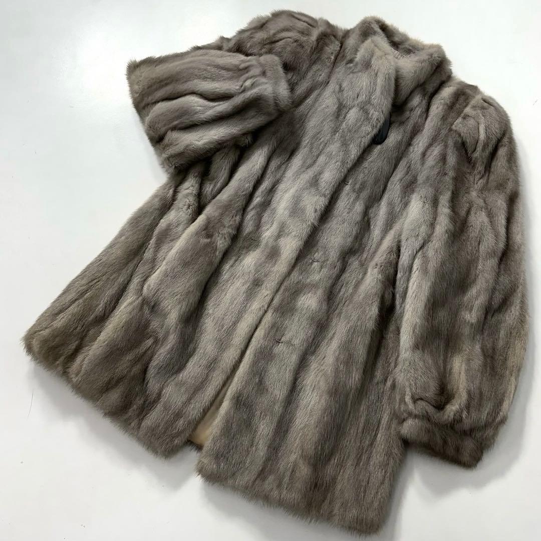 SAGA  サファイアミンク ファーコート ロイヤル　大きいサイズ