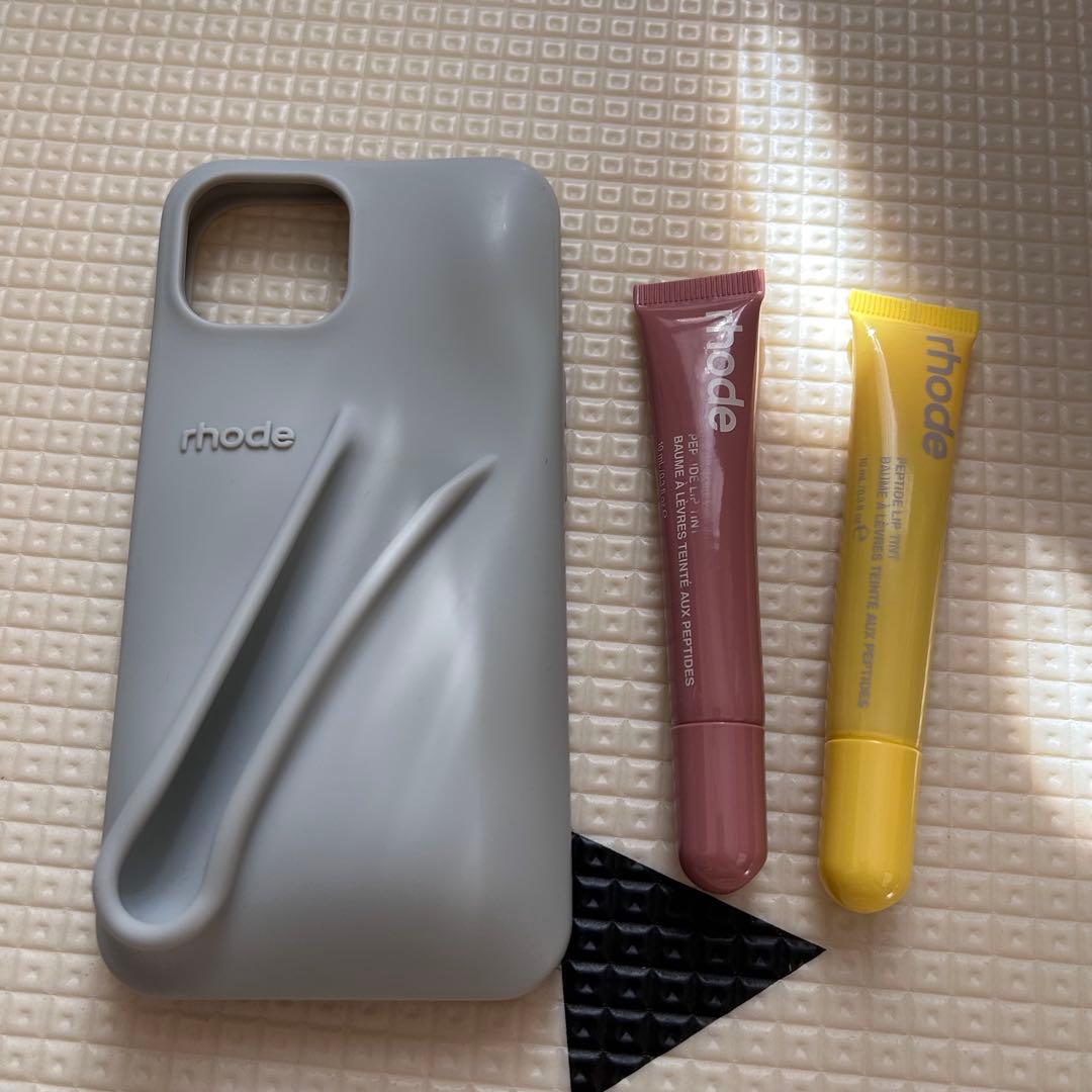 rhode unscented iPhoneケースリップ2本付き