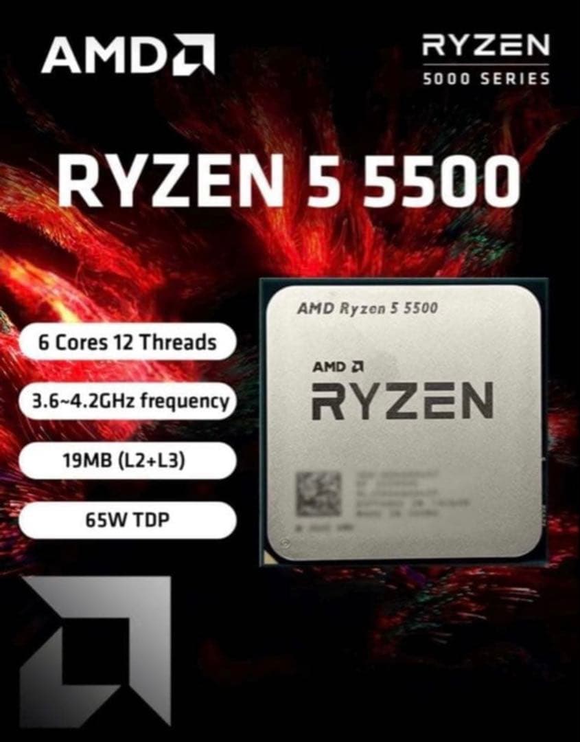 AMD Ryzen 5 5500 新品未使用