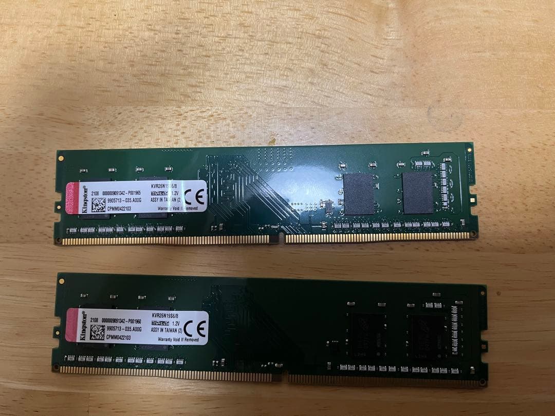 Kingston DDR4 2666 8GB ×2 計16GB