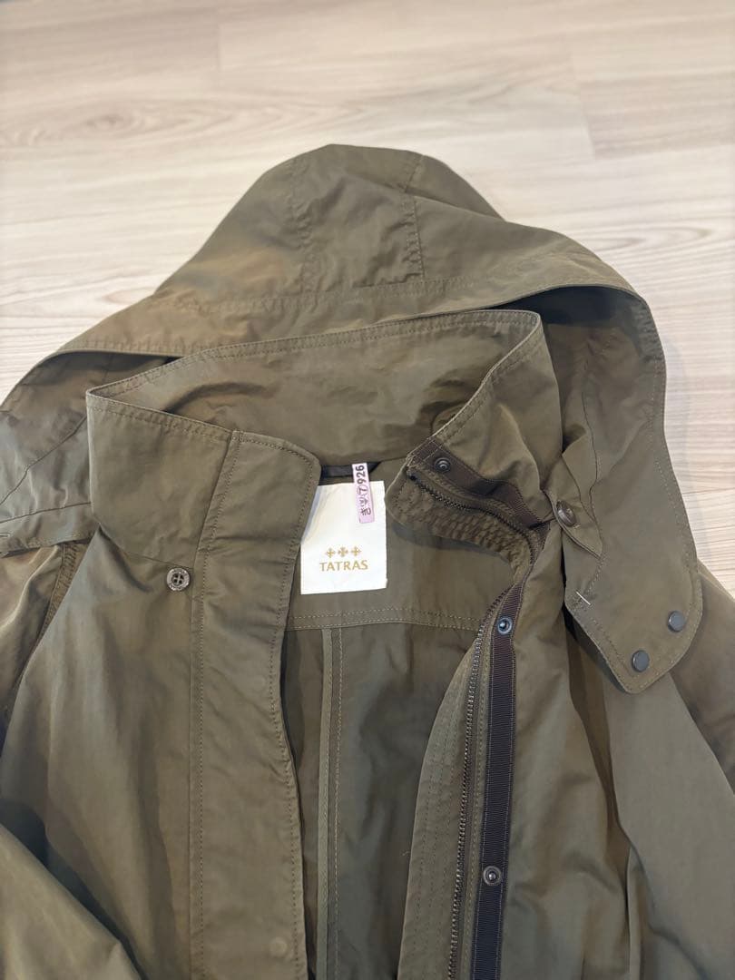 TATRAS モッズコート オリーブ！インナー付き！！ 2回着用のみ！