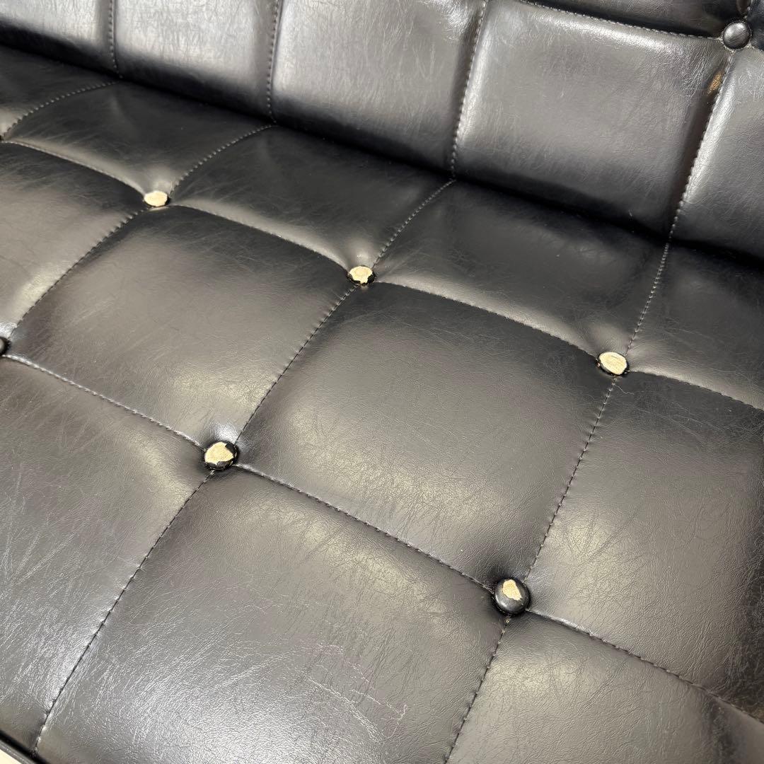 カリモク60 Kチェア 2シーター スタンダードブラック 限定50周年復刻ロゴ