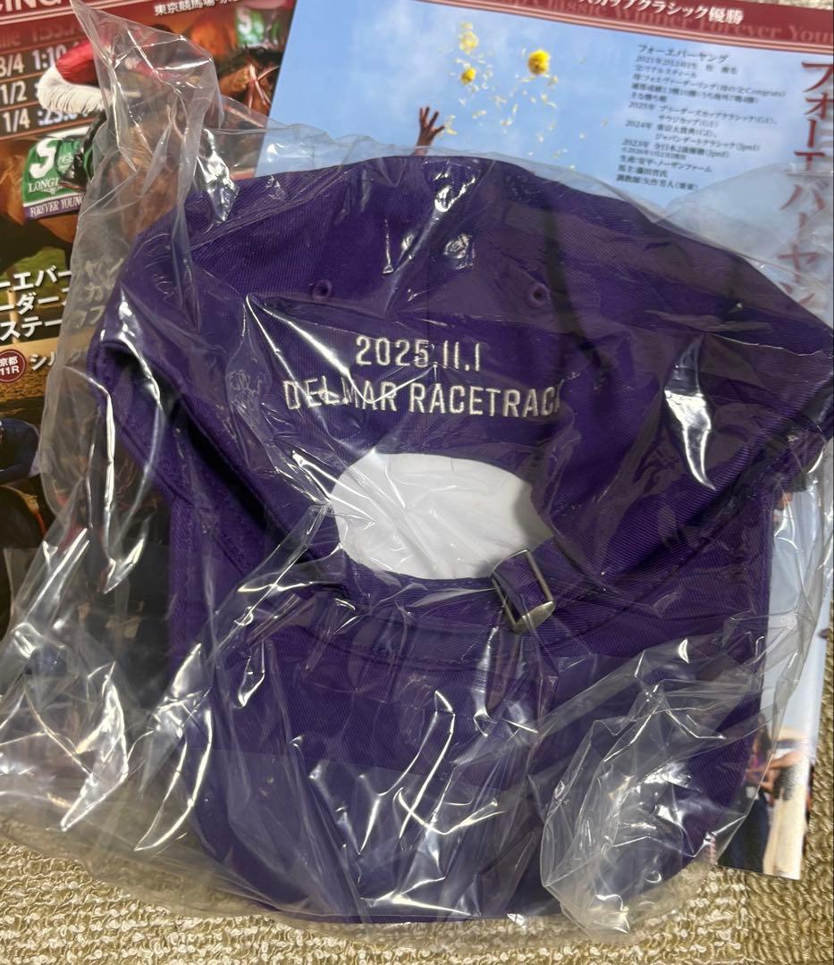 フォーエバーヤング キャップ Welcomeチャンス特別版 非売品 JRA