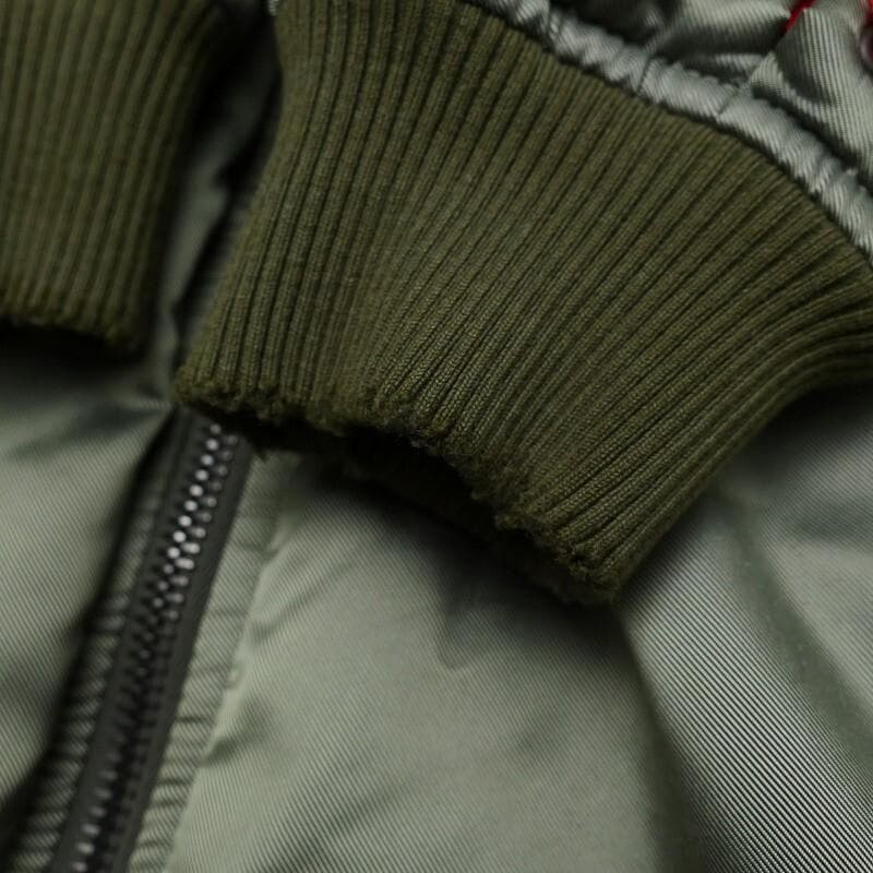 AS65 アエセッサンタチンクエ MA-1 ロング コート ジャケット カーキ