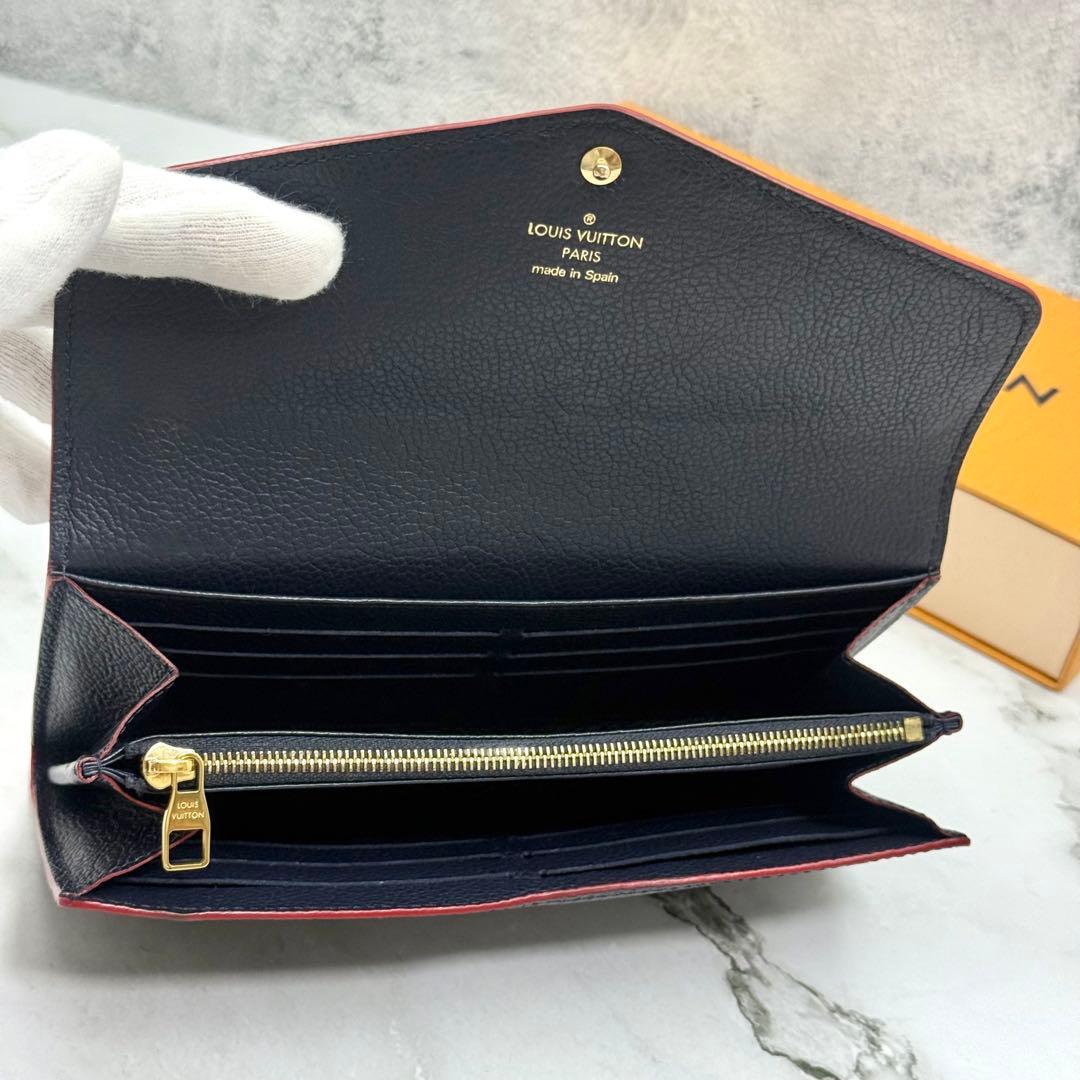 【美品】ルイヴィトン 長財布 アンプラント ポルトフォイユ サラ