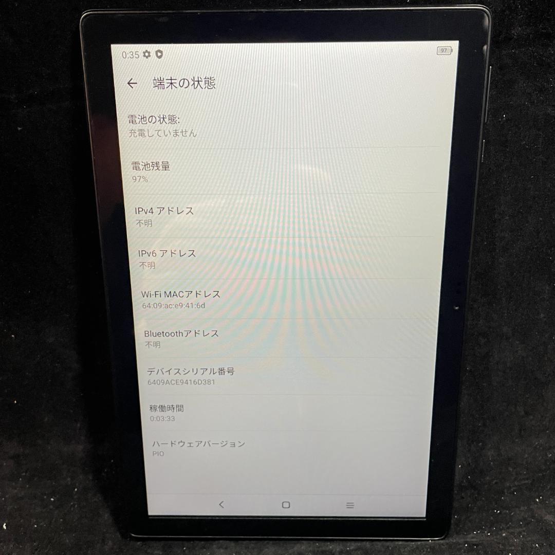 【美品 2021年製 タブレット】TCL TAB 10 WIFI