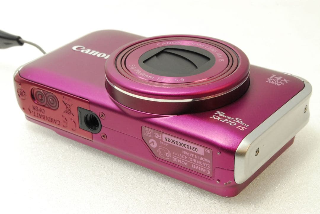 Canon PowerShot SX210IS❤️動作確認済 パープル スマホ転送