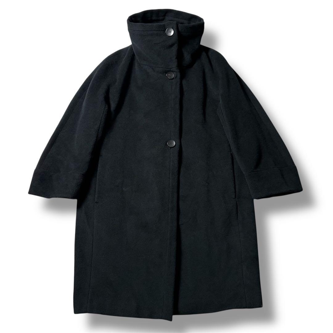 MaxMara MARELLA カシミヤ混 コート 大きいサイズ 42 黒