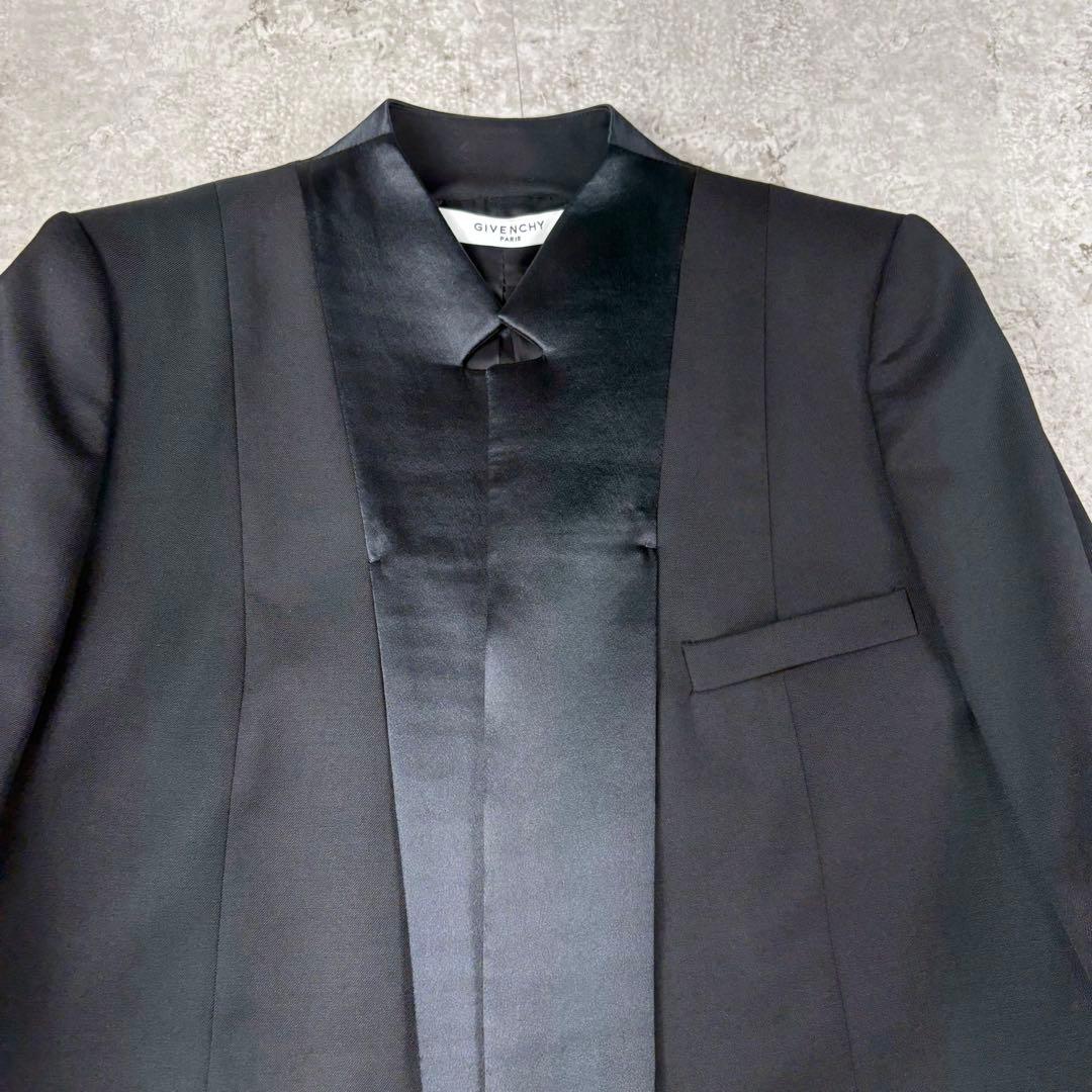 ジバンシー　テーラードジャケット　46GIVENCHY 黒　サードカルチャー