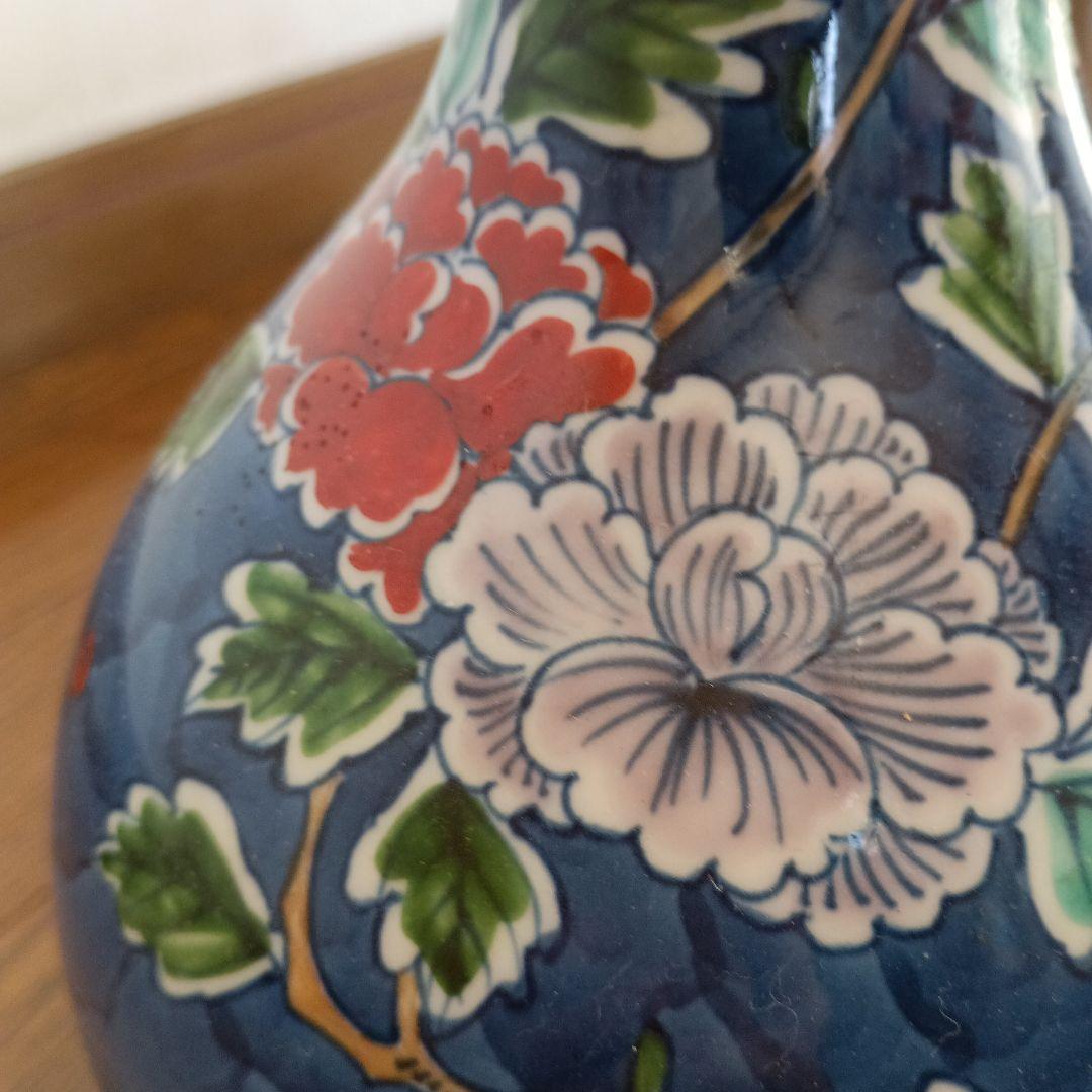 花柄　花瓶　村上玄輝？