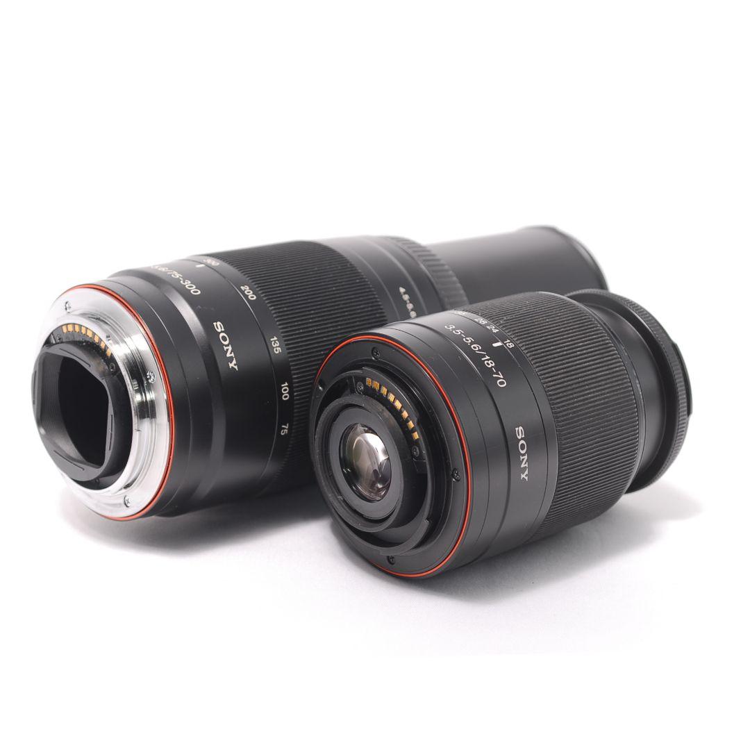 ❤即購入1000円OFF❤美品❤ SONY α55 超望遠レンズ ダブルズーム
