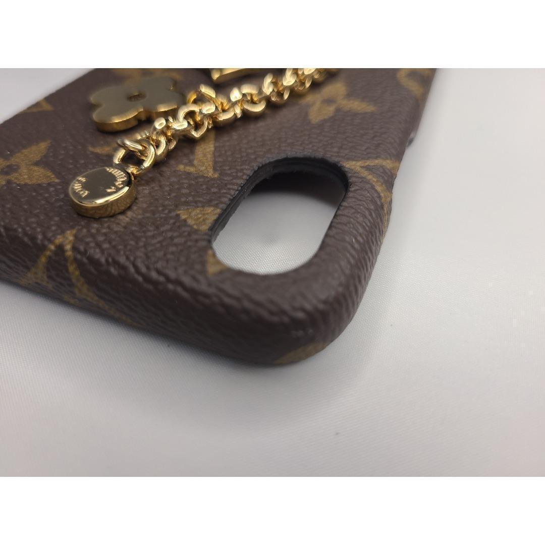 ルイヴィトン モノグラム iPhoneケース X/XS チェーン チャーム