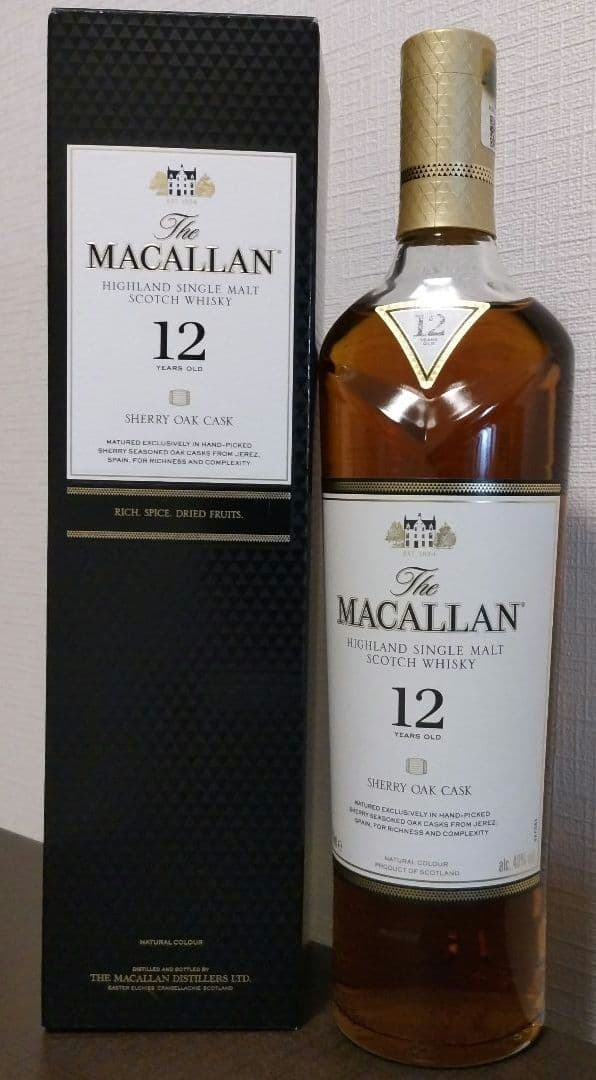 新品未開封　マッカラン12年 シェリーオークカスク700ml