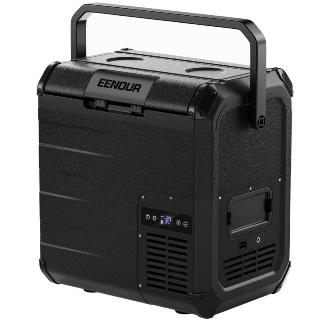 車載冷蔵庫 ポータブル冷蔵庫 EENOUR D18 18L ブラック