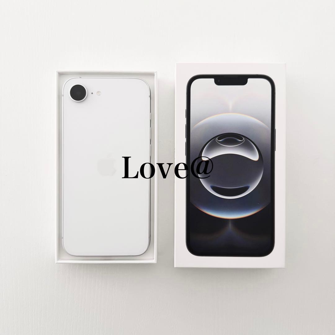 【美品】iPhone16e 128G ホワイト SIMフリー