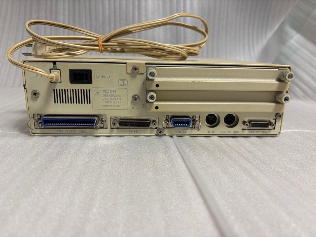ジャンク PC-9801UV11 動作確認済み