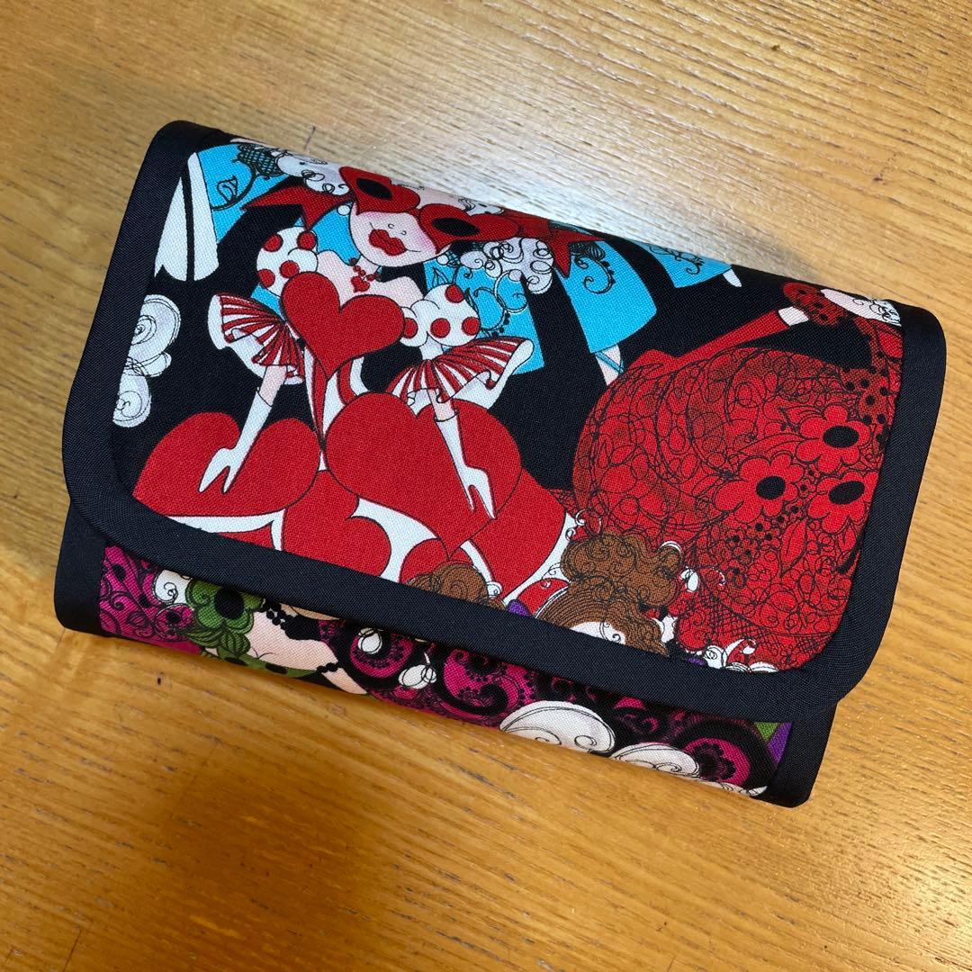 長財布　やりくり財布　ハンドメイド　廃盤レア生地