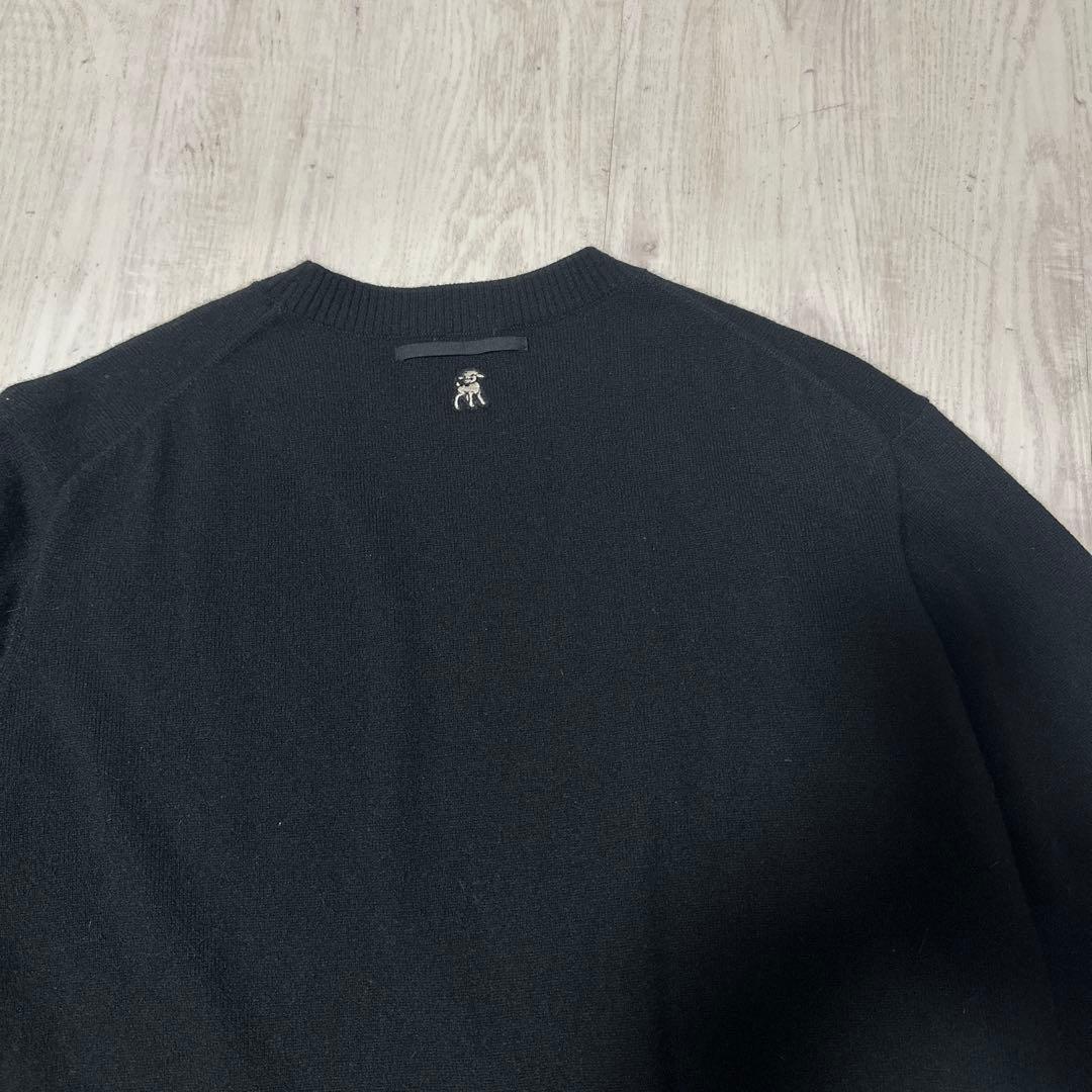 undercover アンダーカバーブラック ニットセーター