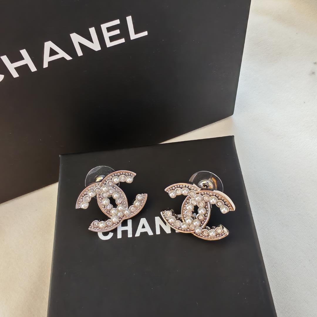 CCロゴ シルバーピアス