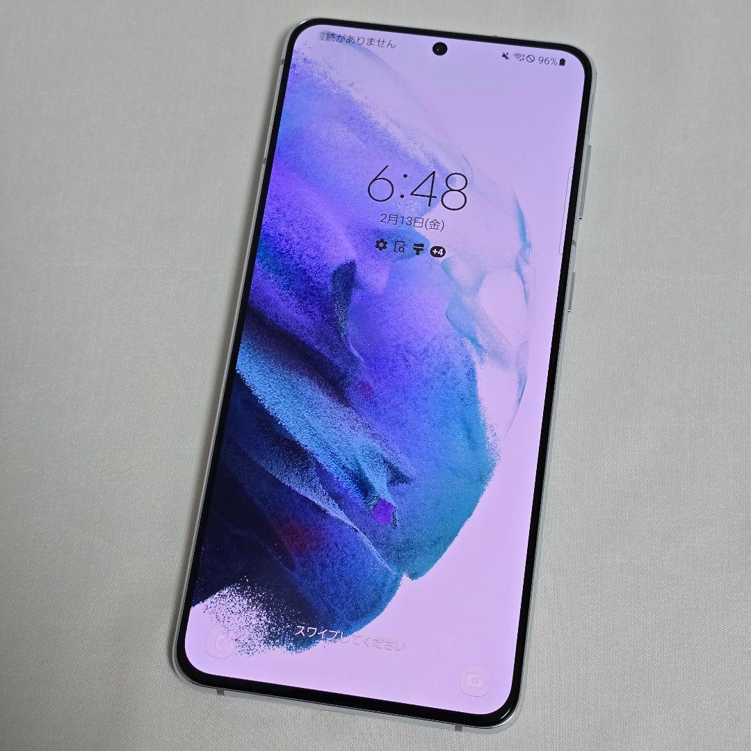 【新品同様】Galaxy S21+ SIMフリー 判定○ au版国内版 シルバー