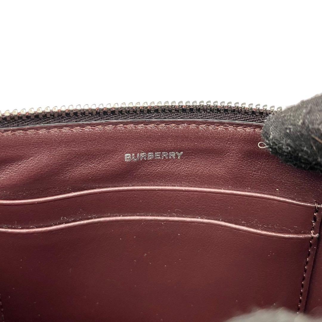 現行 3831 BURBERRY バーバリー クラッチバッグ ハラコ柄 ブラウン