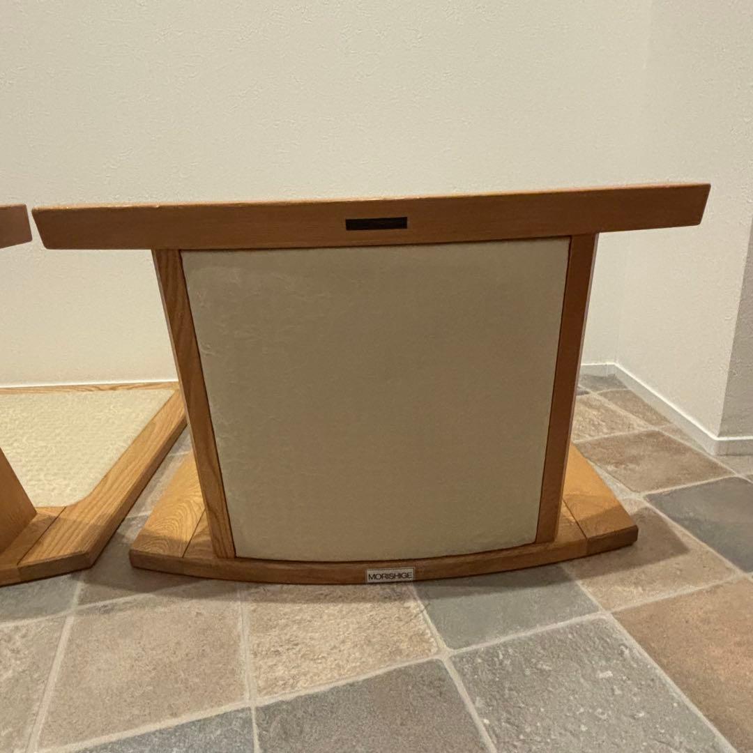 MORISHIGE 定価17万国内最高峰モリシゲ 水葉 和家具和室 座敷椅子2脚