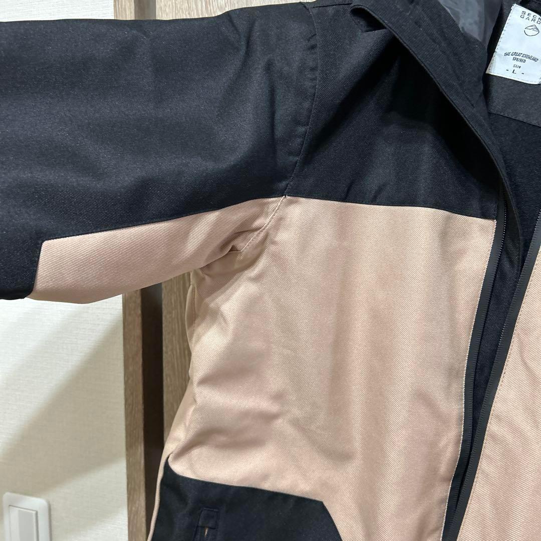 超美品⭐️スノーボードウェア レディース スキーウェア 上下セット　ベージュ　L