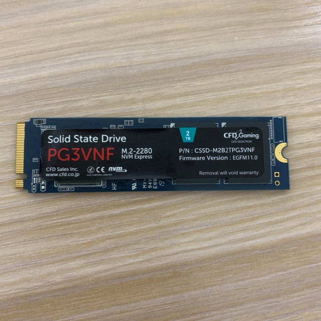内蔵型SSD CFD M.2 Gen4 NVMe 2TB SSD