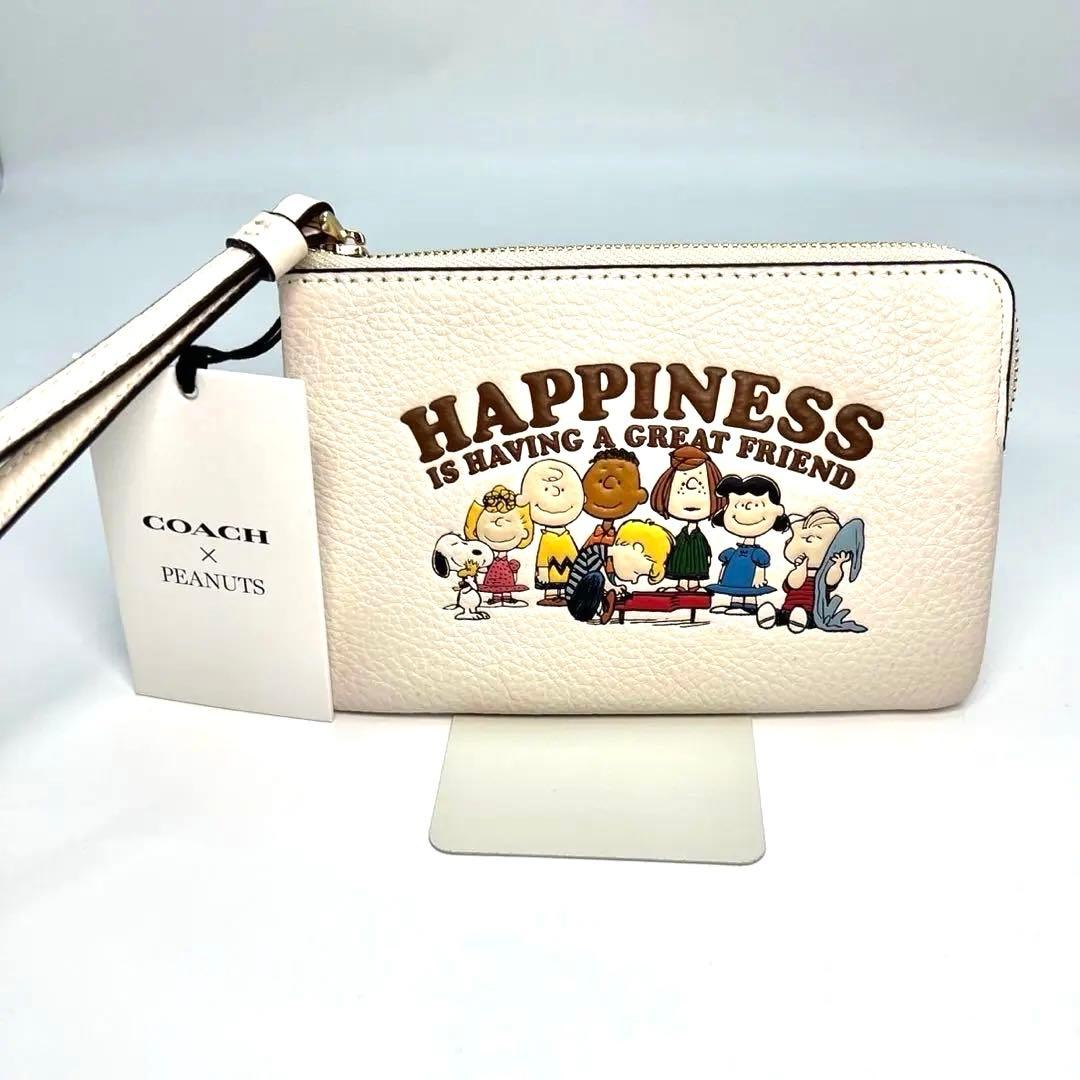 ラスト1点☆新品☆COACH x PEANUTS スヌーピーポーチケース