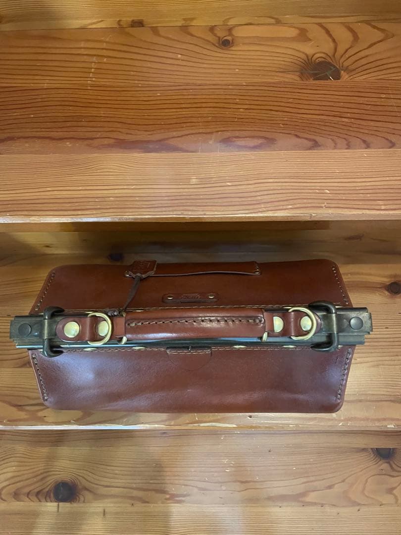 HERZ 2wayガレージミニボストンバッグ ブラウン