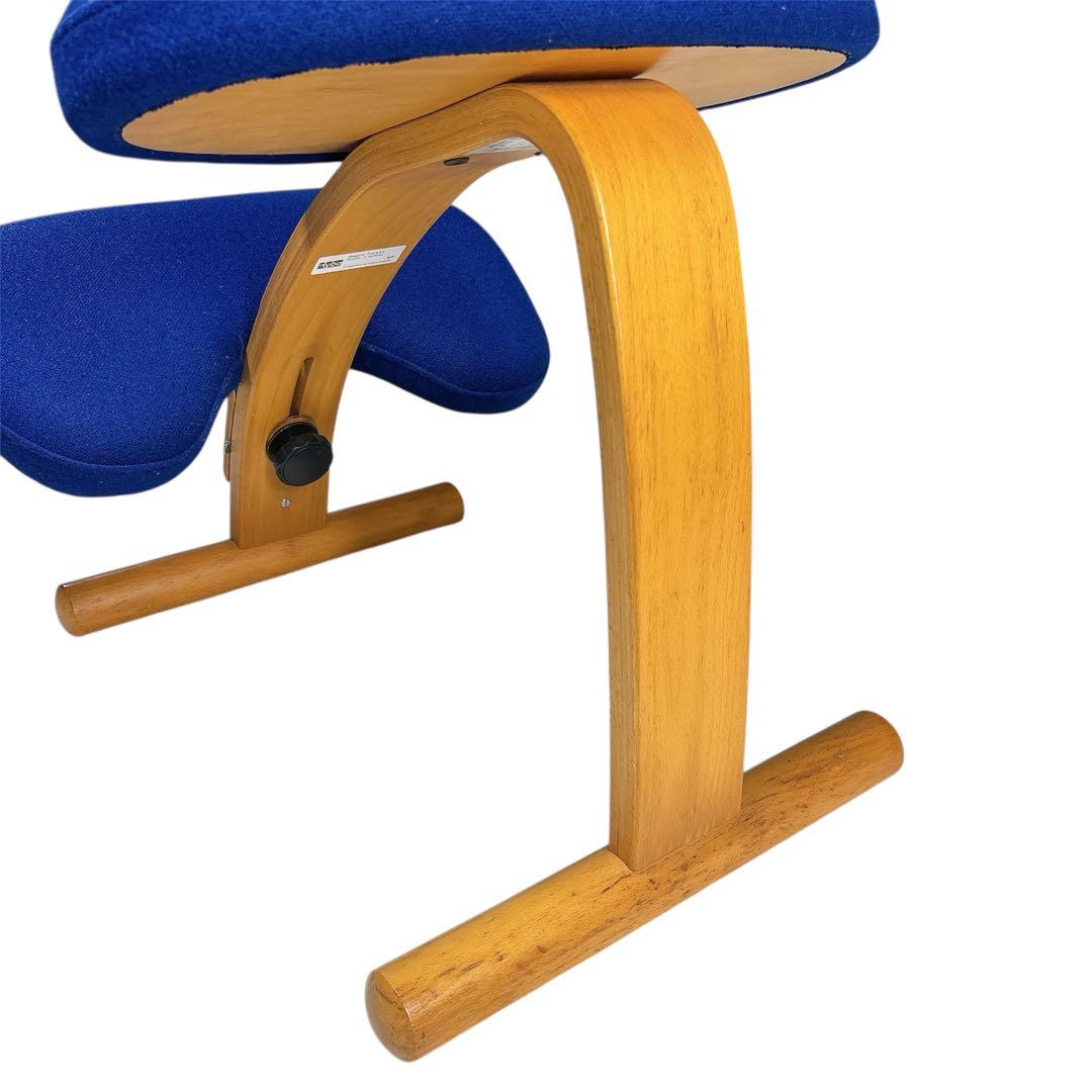 Rybo リボ社 バランスイージー バランスチェア ブルー 姿勢改善 ウール