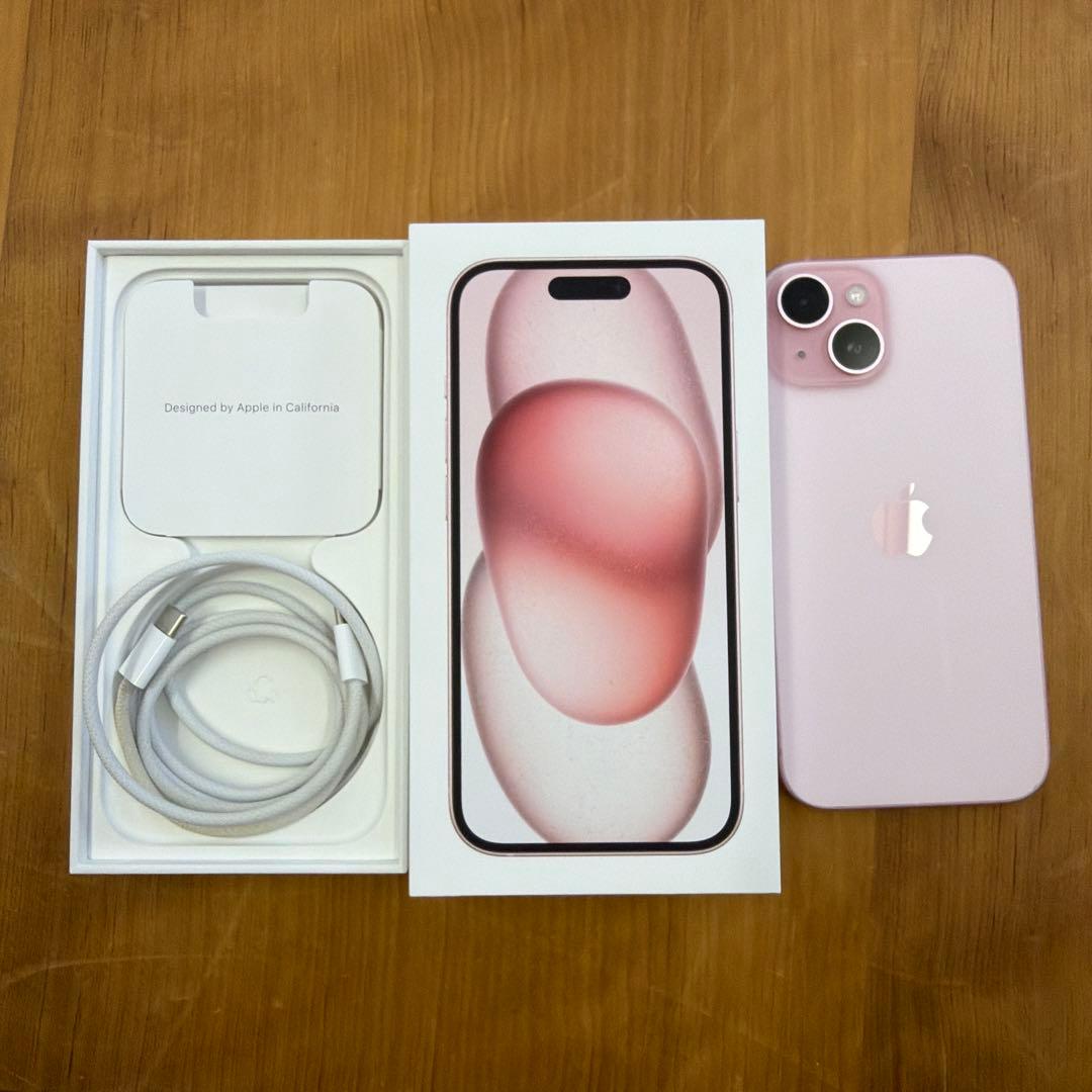 iPhone 15 ピンク 本体 128GB SIMフリー