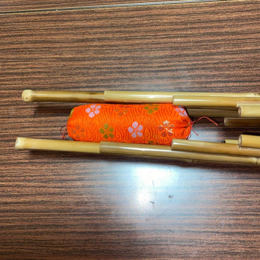 雅楽　鳳笙　竹造り　頭と根継プラスチック製　洗い調律済み