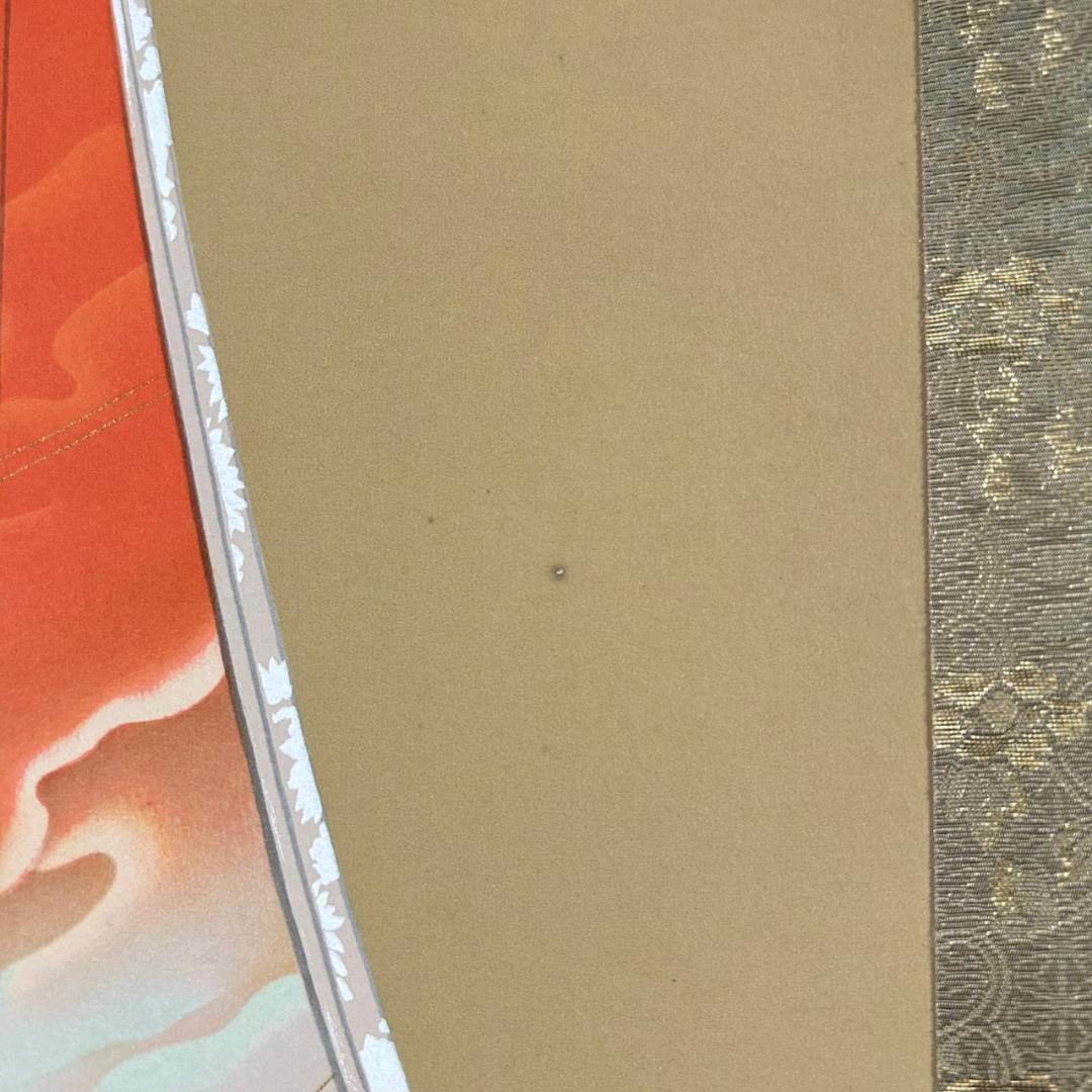 美品 掛軸 上村松園「序の舞」リトグラフ 上村松篁監修作品 証明シール有