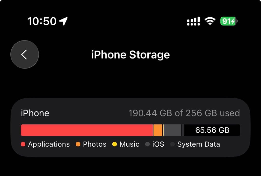 iPhone 16 pro 256GB SIMフリー バッテリー97%