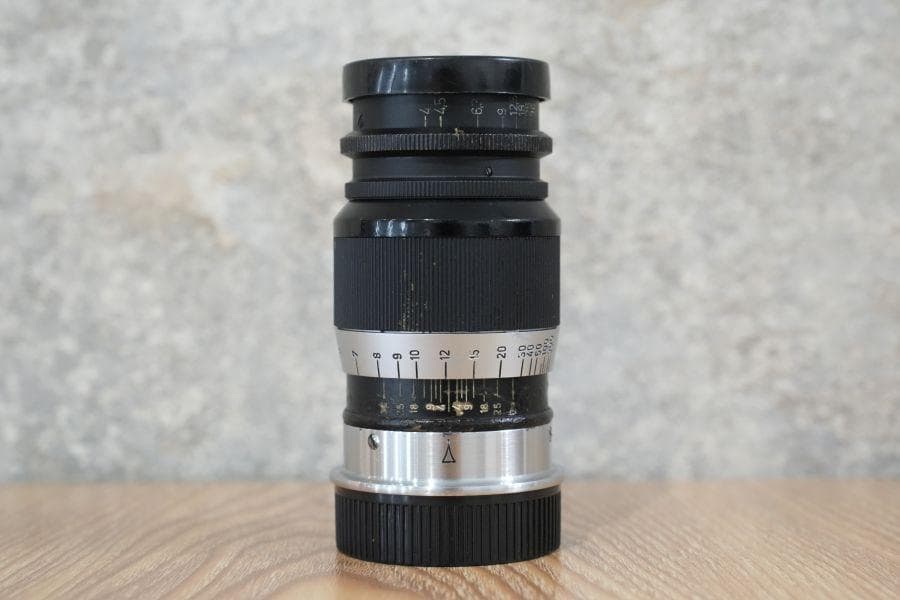 LEICA Elmar L90mm f4.0 Black 1942年製