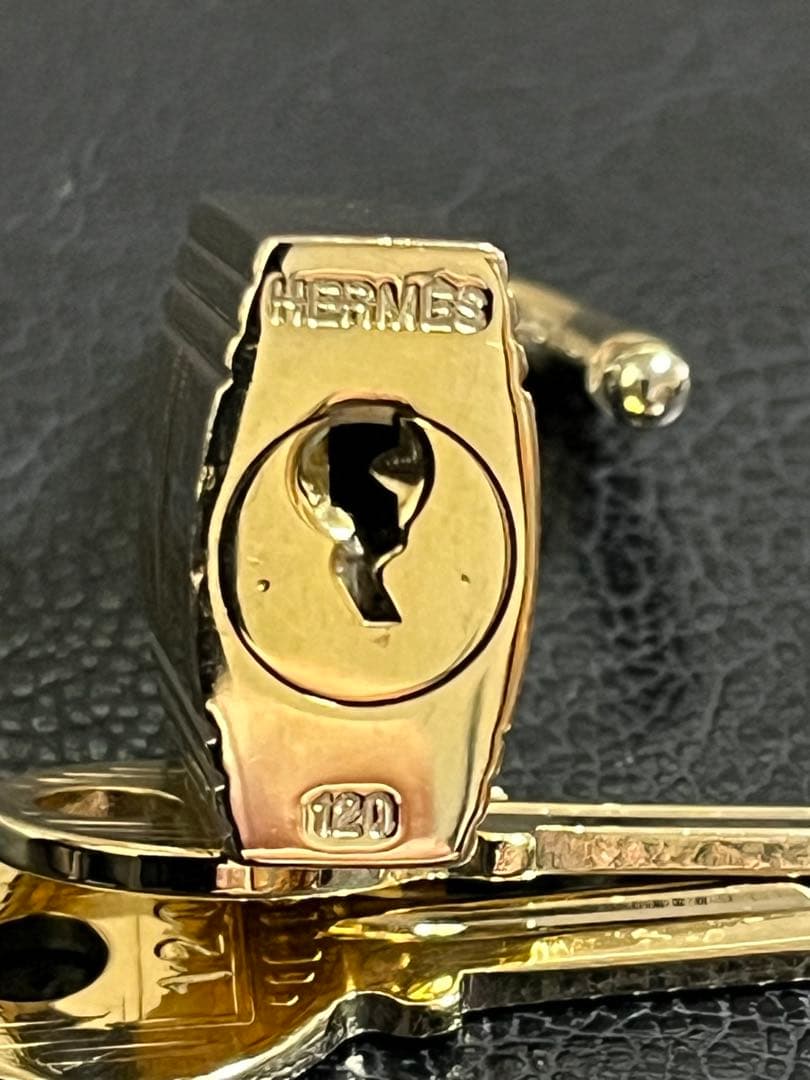 エルメス　ゴールド　カデナ　南京錠　鍵　120 鍵2本付