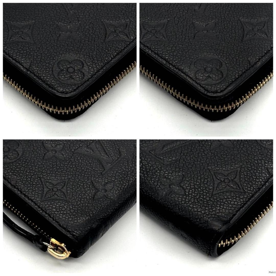 ルイヴィトン アンプラント ポルトフォイユ クレマンス 長財布 黒 ブラック