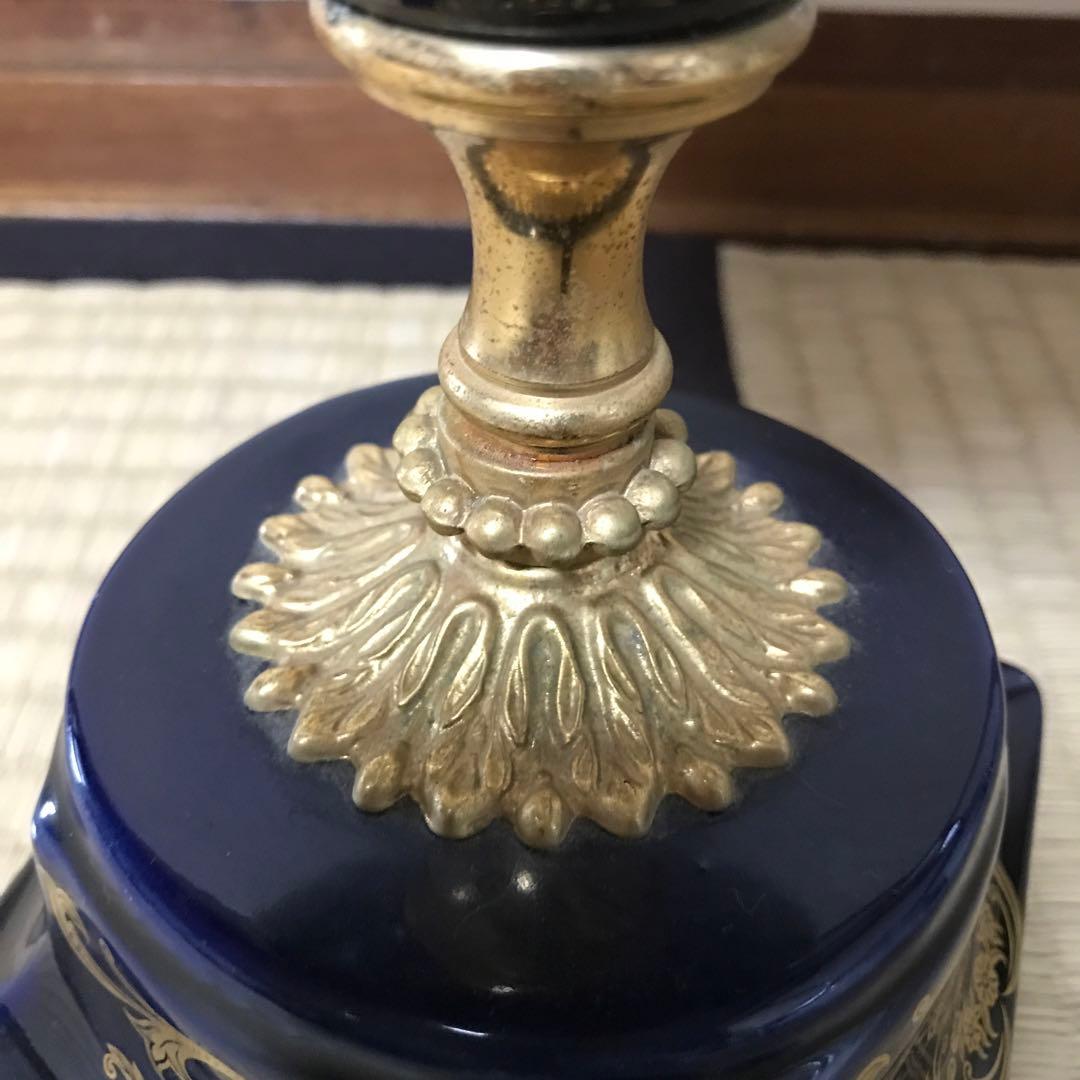 金彩 西洋花瓶 色絵花瓶 飾り壺 高約51cm