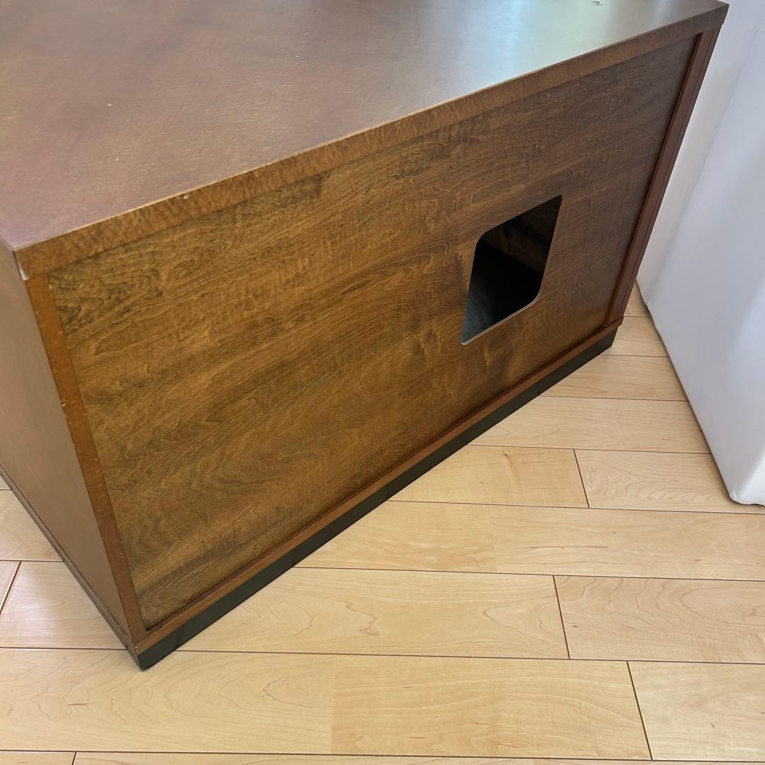 カリモク　コーナーテレビボード　テレビ台　カリモク家具　オールドカリモク　サイド