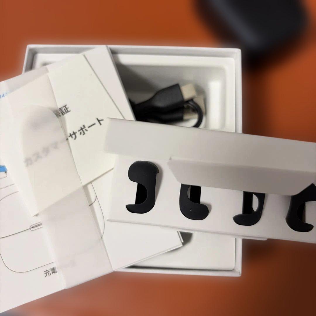 soundcore AeroClip ワイヤレスイヤホン ブラック