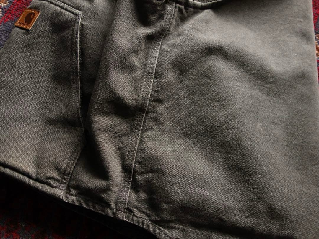 carhartt ダックベスト L メキシコ製 カーハート グレー 美品