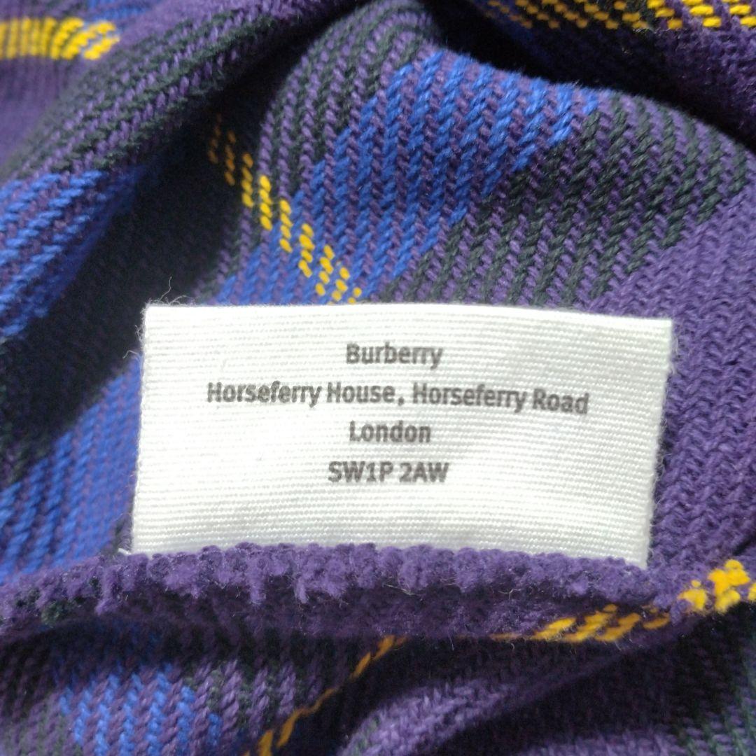 バーバリー BURBERRY 大型 大容量 チェック コットン トートバッグ