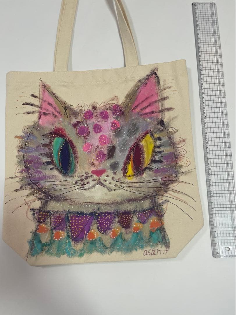すけ様　新品未使用　福嶋吾然有　手描きトート　原画　1点もの