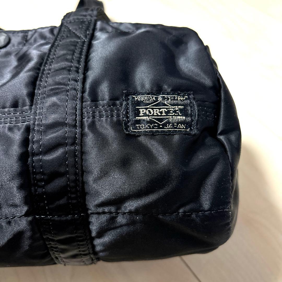 ポーター　タンカー　ミニ　ドラムバッグ　ダッフル　黒　S ドラム　廃盤