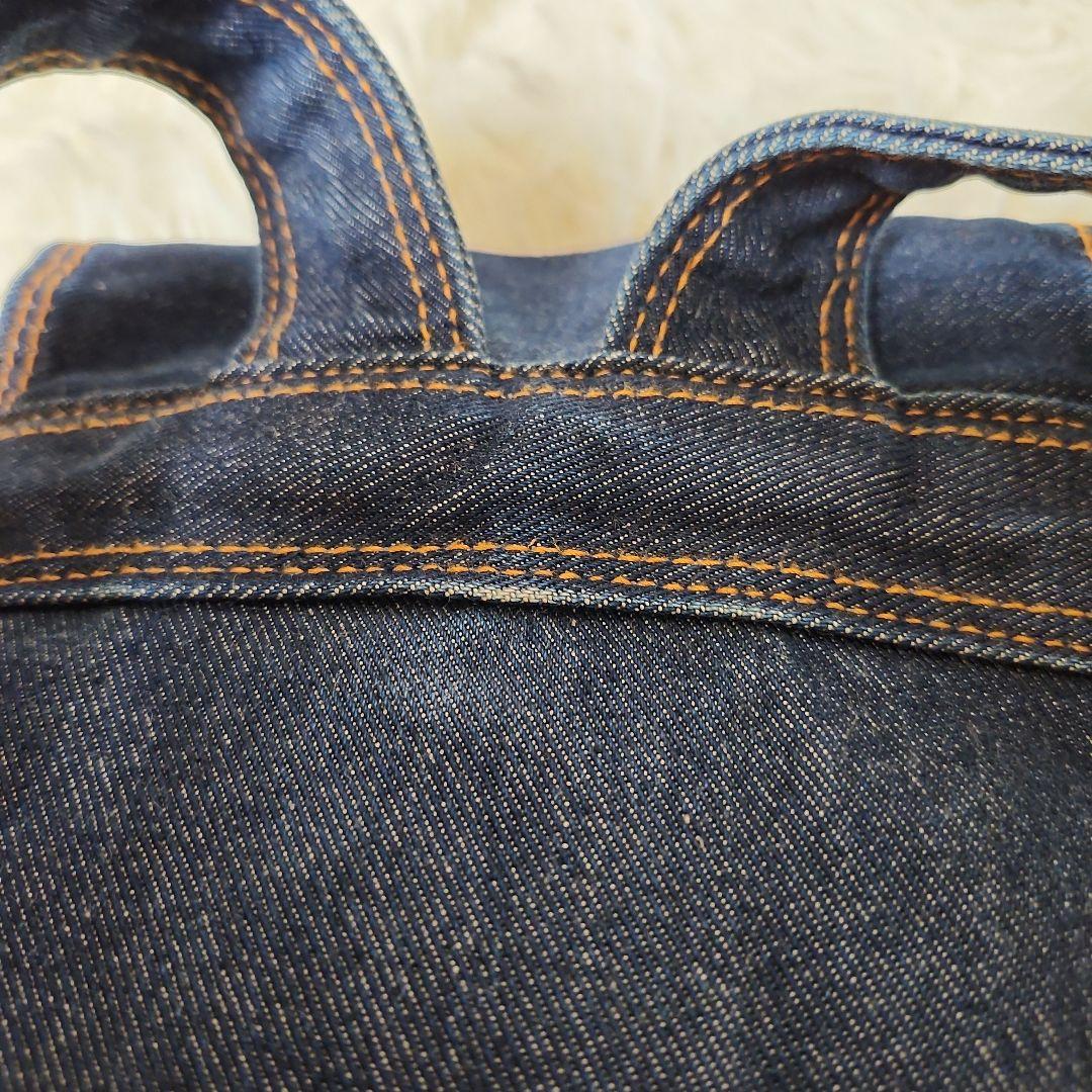 【レア美品】EVISU 希少タグ　デニムリュック カモメ